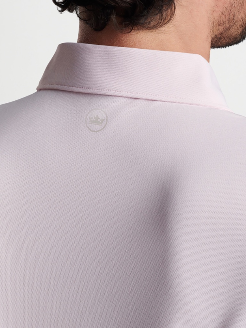 Peter Millar Crown Crafted Men's XL Misty Rose Soul Performance Mesh Polo $105